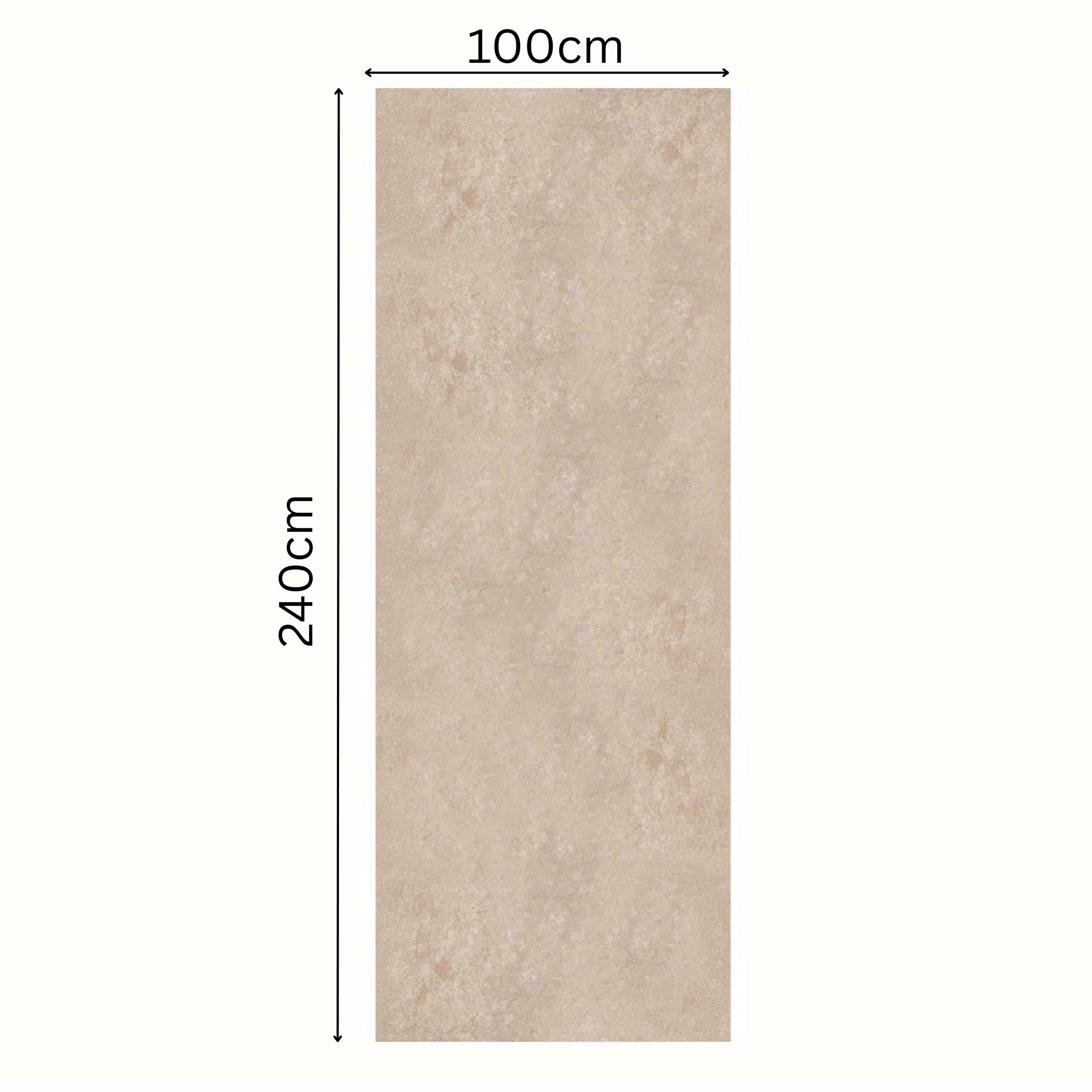 White gloss PVC shower