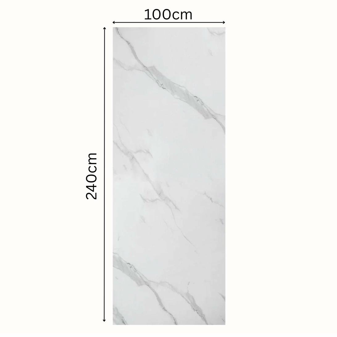 Carrara marble PVC bathroom