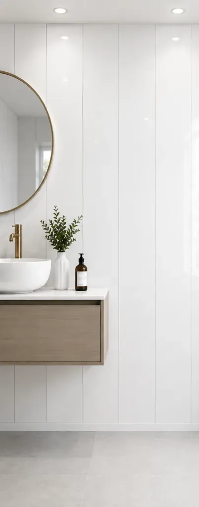 White Gloss PVC panel 5mm