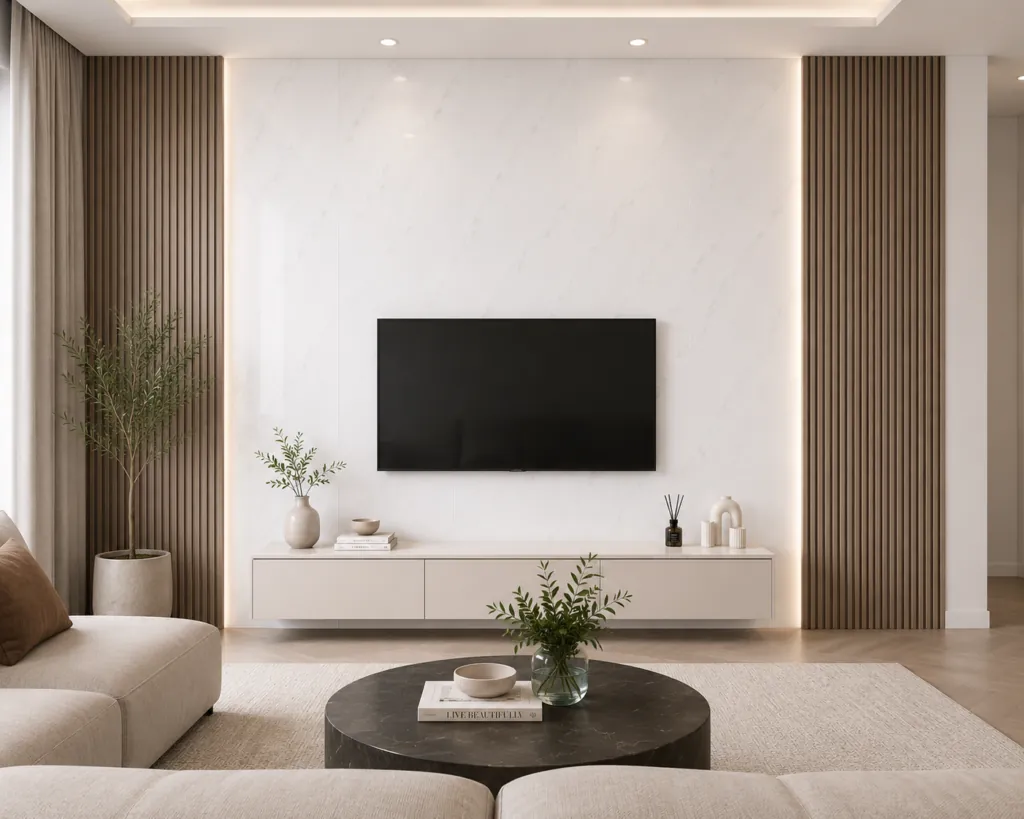 White Marble Gloss PVC panel 10mm