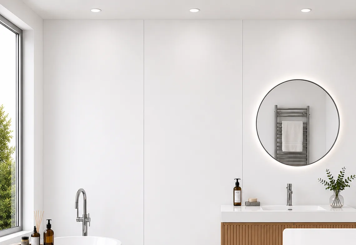 White Matt PVC panel 10mm